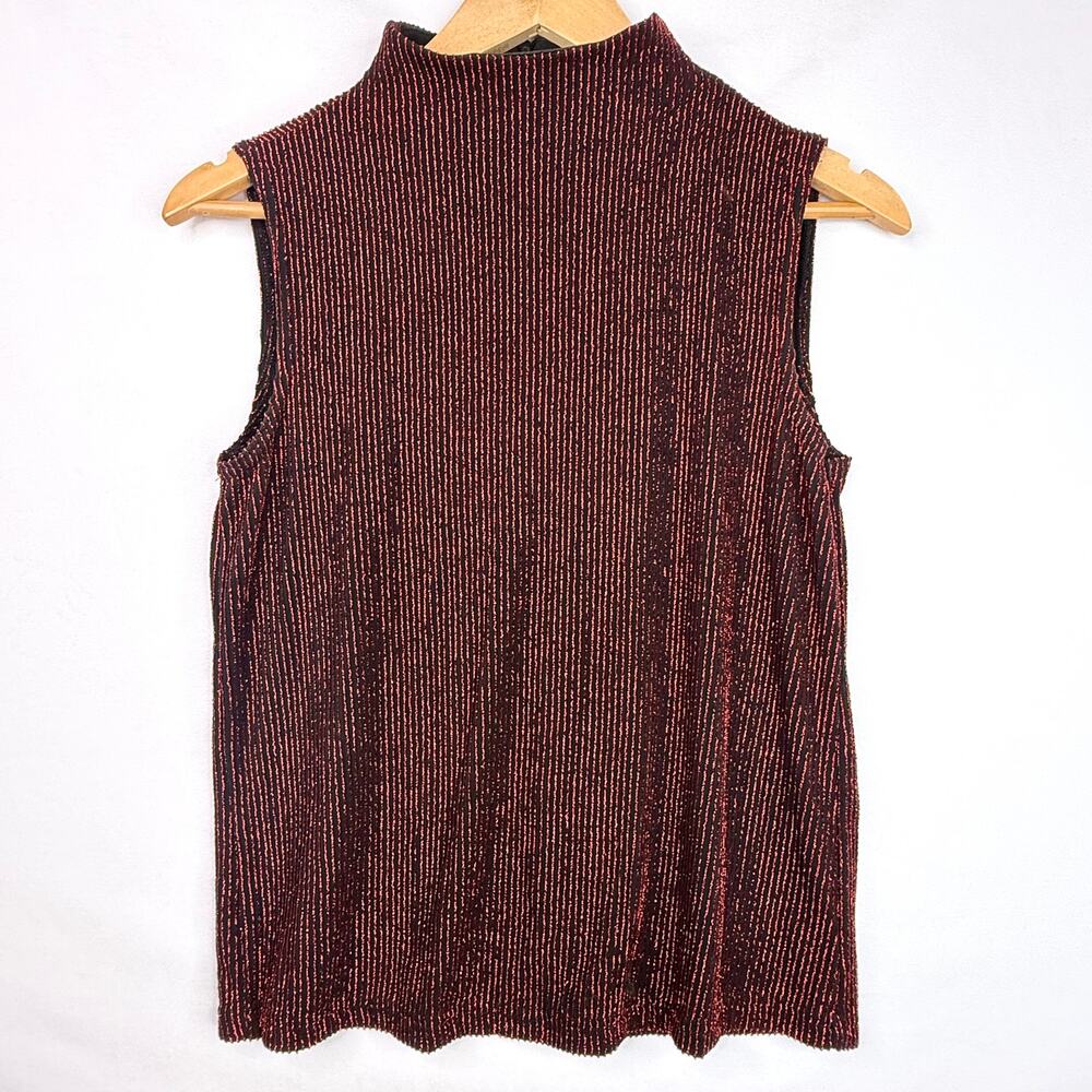 Impressions Millenium Edition Red Metallic Tank Top S